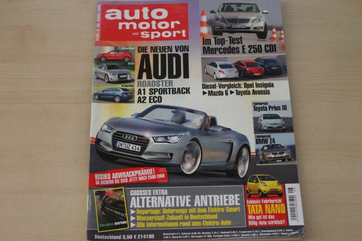 Deckblatt Auto Motor und Sport (08/2009)